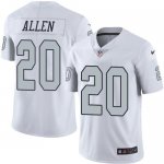 Jerseys Factory Cheap Nike Raiders #20 Nate Allen White Men's St