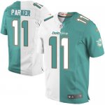 Jerseys Factory Cheap Nike Dolphins #11 DeVante Parker Aqua Gree