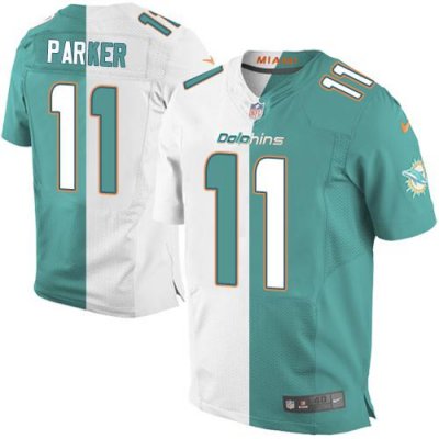 Jerseys Factory Cheap Nike Dolphins #11 DeVante Parker Aqua Gree