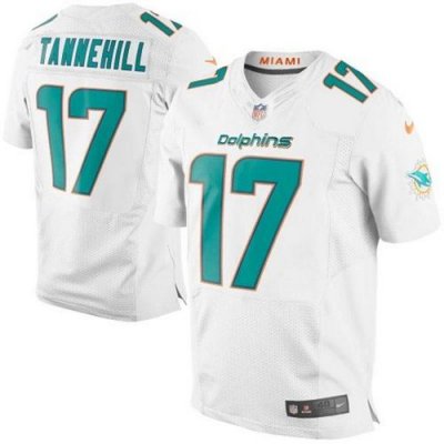 Jerseys Factory Cheap Nike Dolphins #17 Ryan Tannehill White Men