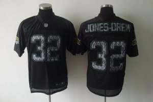 Jerseys Factory Cheap Sideline Black United Jaguars #32 Jones-Dr