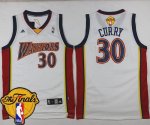 Jerseys Factory Cheap Warriors #30 Stephen Curry White Throwback