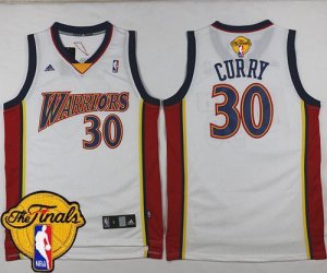 Jerseys Factory Cheap Warriors #30 Stephen Curry White Throwback
