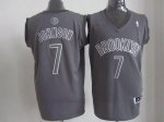 Jerseys Factory Cheap Nets #7 Joe Johnson Grey Big Color Fashion