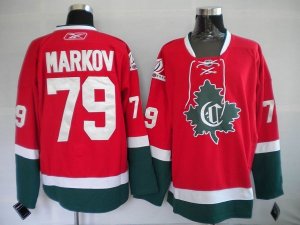 Jerseys Factory Cheap Canadiens #79 Andrei Markov Embroidered Re