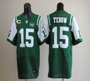 Jerseys Factory Cheap Nike Jets #15 Tim Tebow Green Team Color W