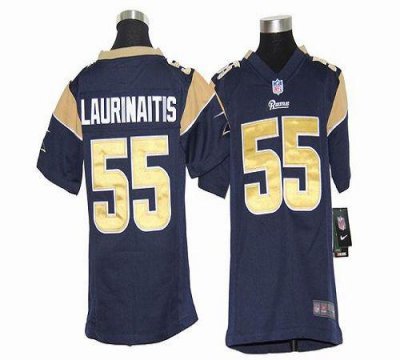 Jerseys Factory Cheap Nike Rams #55 James Laurinaitis Navy Blue