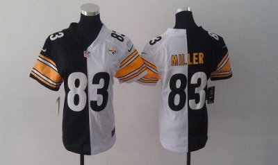 Jerseys Factory Cheap Nike Steelers #83 Heath Miller Black/White