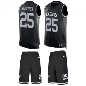 Jerseys Factory Cheap Nike Raiders #25 D.J. Hayden Black Team Co