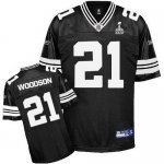Jerseys Factory Cheap Packers #21 Charles Woodson Black Shadow S