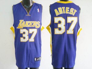 Jerseys Factory Cheap Lakers #37 Ron Artest Embroidered Purple N