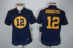 Jerseys Factory Cheap Nike Packers #12 Aaron Rodgers Navy Blue A