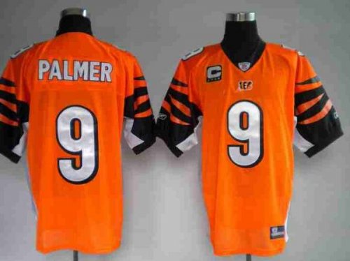 Jerseys Factory Cheap Bengals #9 Carson Palmer Orange Stitched N