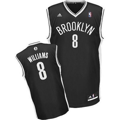 Jerseys Factory Cheap Nets #8 Deron Williams Black Road Revoluti