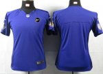 Jerseys Factory Cheap Nike Ravens Blank Purple Team Color With A