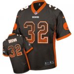 Jerseys Factory Cheap Nike Browns #32 Jim Brown Brown Team Color