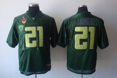 Jerseys Factory Cheap Ducks #21 LaMichael James Green Embroidere