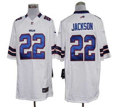 Jerseys Factory Cheap Nike Bills #22 Fred Jackson White Men's Em