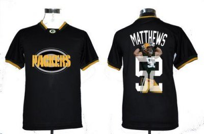 Jerseys Factory Cheap Nike Packers #52 Clay Matthews Black Men's