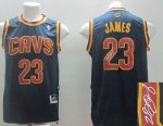 Jerseys Factory Cheap Revolution 30 Autographed Cavaliers #23 Le