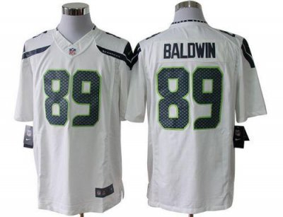 Jerseys Factory Cheap Nike Seahawks #89 Doug Baldwin White Men's
