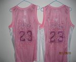 Jerseys Factory Cheap Bulls #23 Michael Jordan Pink Women Fashio