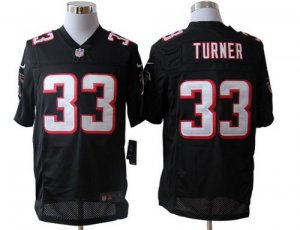 Jerseys Factory Cheap Nike Falcons #33 Michael Turner Black Alte