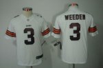 Jerseys Factory Cheap Nike Browns #3 Brandon Weeden White Youth
