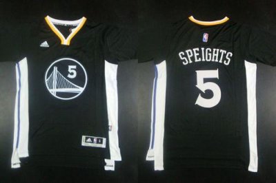 Jerseys Factory Cheap Warriors #5 Marreese Speights Black New Al