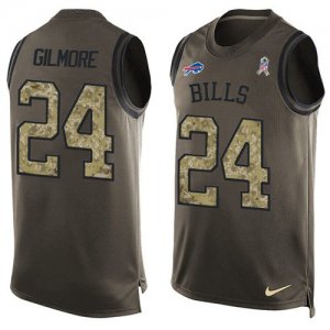 Jerseys Factory Cheap Nike Bills #24 Stephon Gilmore Green Men's
