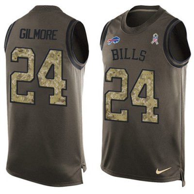 Jerseys Factory Cheap Nike Bills #24 Stephon Gilmore Green Men's