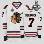 Jerseys Factory Cheap Blackhawks #7 Brent Seabrook Embroidered W