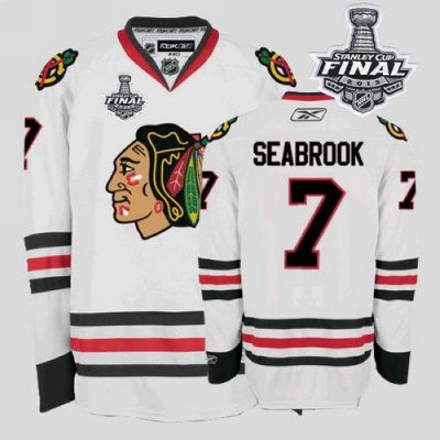 Jerseys Factory Cheap Blackhawks #7 Brent Seabrook Embroidered W