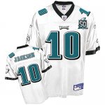 Jerseys Factory Cheap Eagles #10 DeSean Jackson White Team 50TH