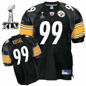 Jerseys Factory Cheap Steelers #99 Brett Keisel Black Super Bowl