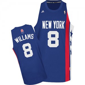 Jerseys Factory Cheap Nets #8 Deron Williams White Home Revoluti