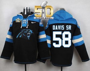 Jerseys Factory Cheap Nike Panthers #58 Thomas Davis Sr Black Su