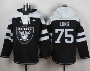Jerseys Factory Cheap Nike Raiders #75 Howie Long Black Player P