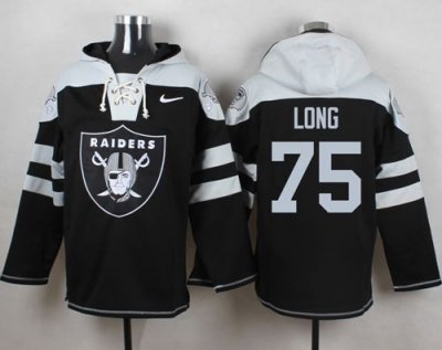 Jerseys Factory Cheap Nike Raiders #75 Howie Long Black Player P