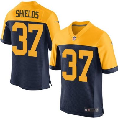 Jerseys Factory Cheap Nike Packers #37 Sam Shields Navy Blue Alt