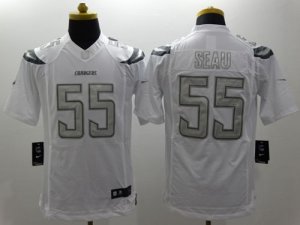 Jerseys Factory Cheap Nike Chargers #55 Junior Seau White Men's