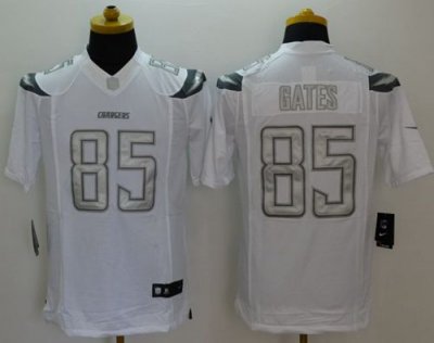 Jerseys Factory Cheap Nike Chargers #85 Antonio Gates White Men'
