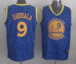 Jerseys Factory Cheap Warriors #9 Andre Iguodala Blue Crazy Ligh