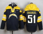 Jerseys Factory Cheap Nike Chargers #51 Kyle Emanuel Navy Blue P