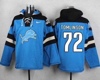 Jerseys Factory Cheap Nike Lions #72 Laken Tomlinson Blue Player