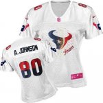 Jerseys Factory Cheap Nike Texans #80 Andre Johnson White Women'