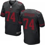 Jerseys Factory Cheap Nike 49ers #74 Joe Staley Black Alternate