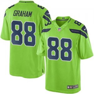 Jerseys Factory Cheap Nike Seahawks #88 Jimmy Graham Green Men's