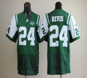 Jerseys Factory Cheap Nike Jets #24 Darrelle Revis Green Team Co