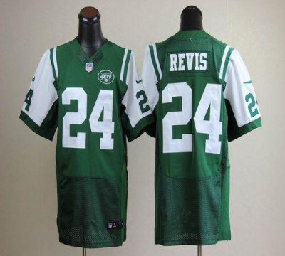 Jerseys Factory Cheap Nike Jets #24 Darrelle Revis Green Team Co